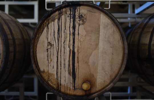 brown wooden barrel